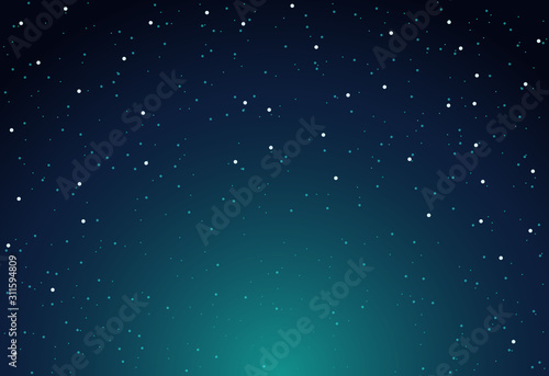 Vector sky star background night. Starry space universe wallpaper