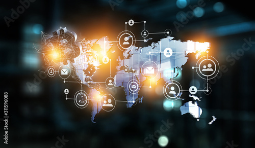 Wallpaper Mural Crypto currency market. Mixed media Torontodigital.ca