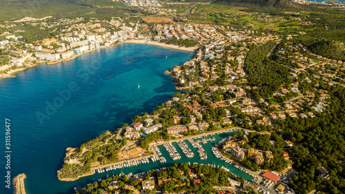 the Marina in Santa Ponsa Majorca Spain