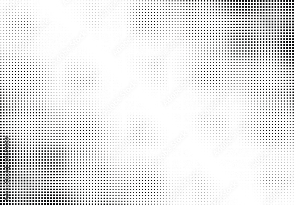 Abstract halftone dotted background. Monochrome pattern with square. Vector modern futuristic texture for posters, sites, business cards, postcards, interior design, labels and stickers. Abstract halftone dotted background. Monochrome pattern with square. Vector modern futuristic texture for posters, sites, business cards, postcards, interior design, labels and stickers.