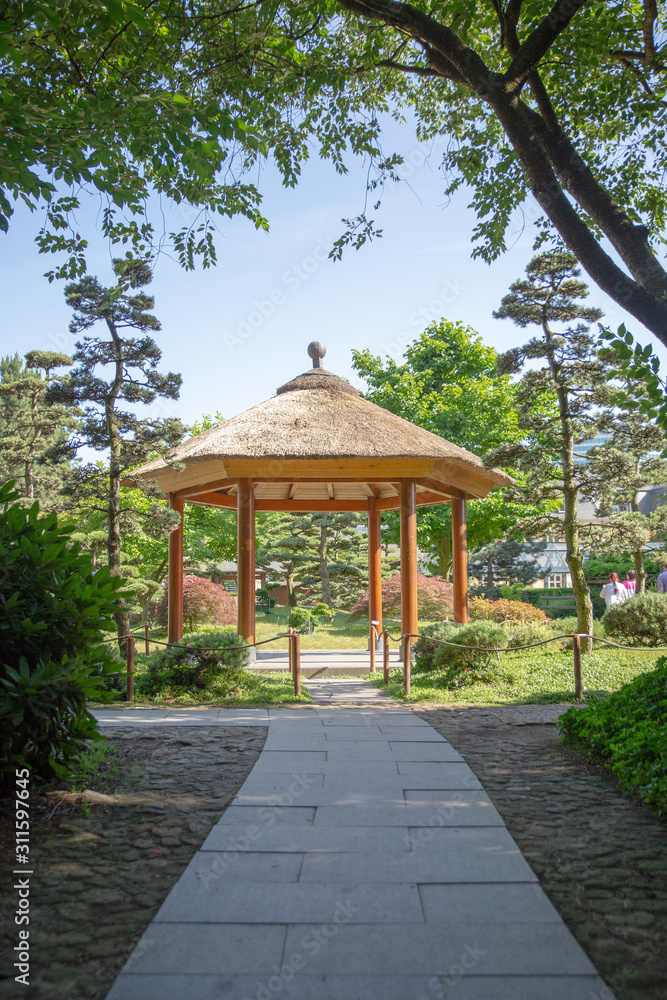 Fototapeta premium Planten un Blomen park in Hamburg, Germany