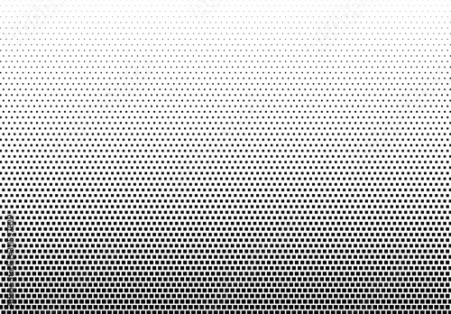 Abstract halftone dotted background. Monochrome pattern with square.  Vector modern futuristic texture for posters, sites, business cards, postcards, interior design, labels and stickers.