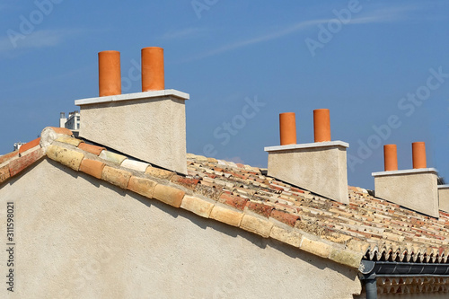 toits et cheminées