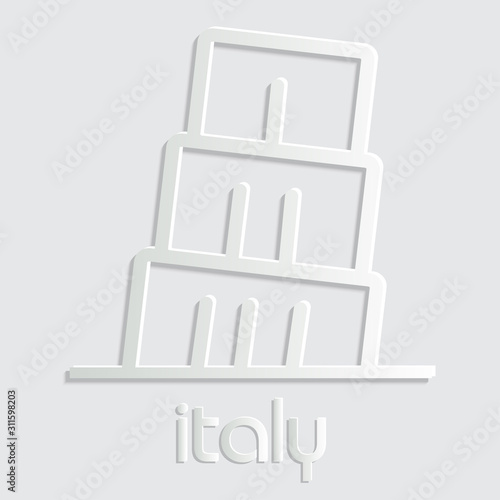 Pisa tower icon