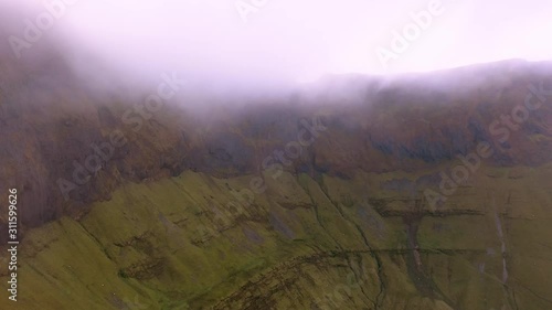 The dramitic mountains surrounding the Gleniff Horseshoe drive in County Sligo - Ireland photo