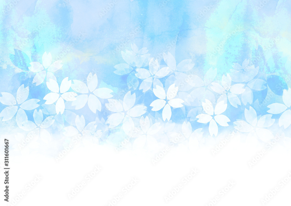 桜 春 水彩イラスト 桜 春 水彩イラスト