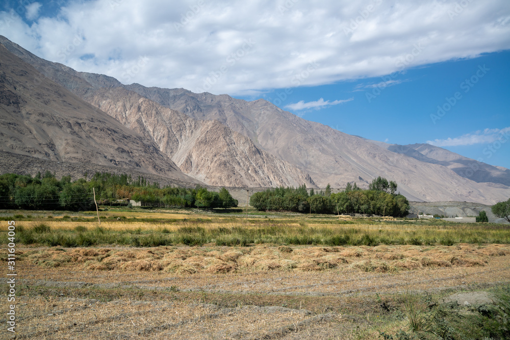 View in Wakhan Corridor in Afghanistan