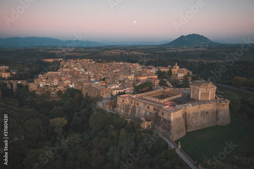 Fortress and old village of Civita di Castellana in Italy