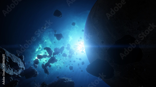 Fototapeta Naklejka Na Ścianę i Meble -  Universe Space Planet