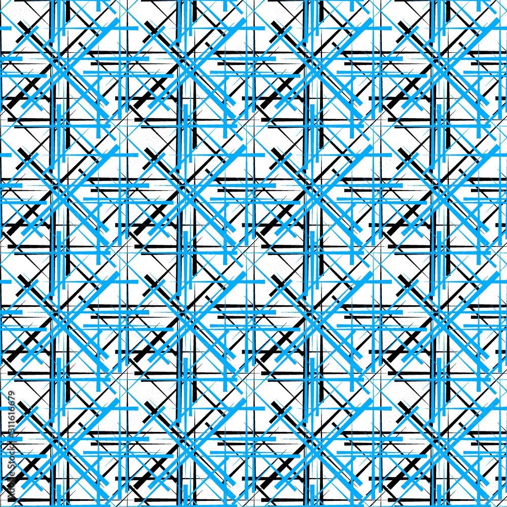 Intersecting light blue lines with a black diagonal on a white background. Intersecting light blue lines with a black diagonal on a white background.