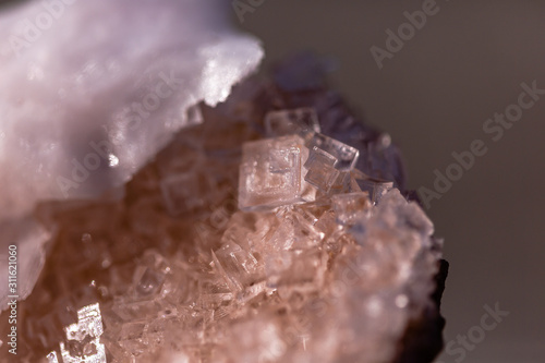 salt cubes formation photo