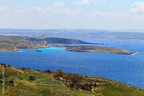 Blue Lagoon from Gozo