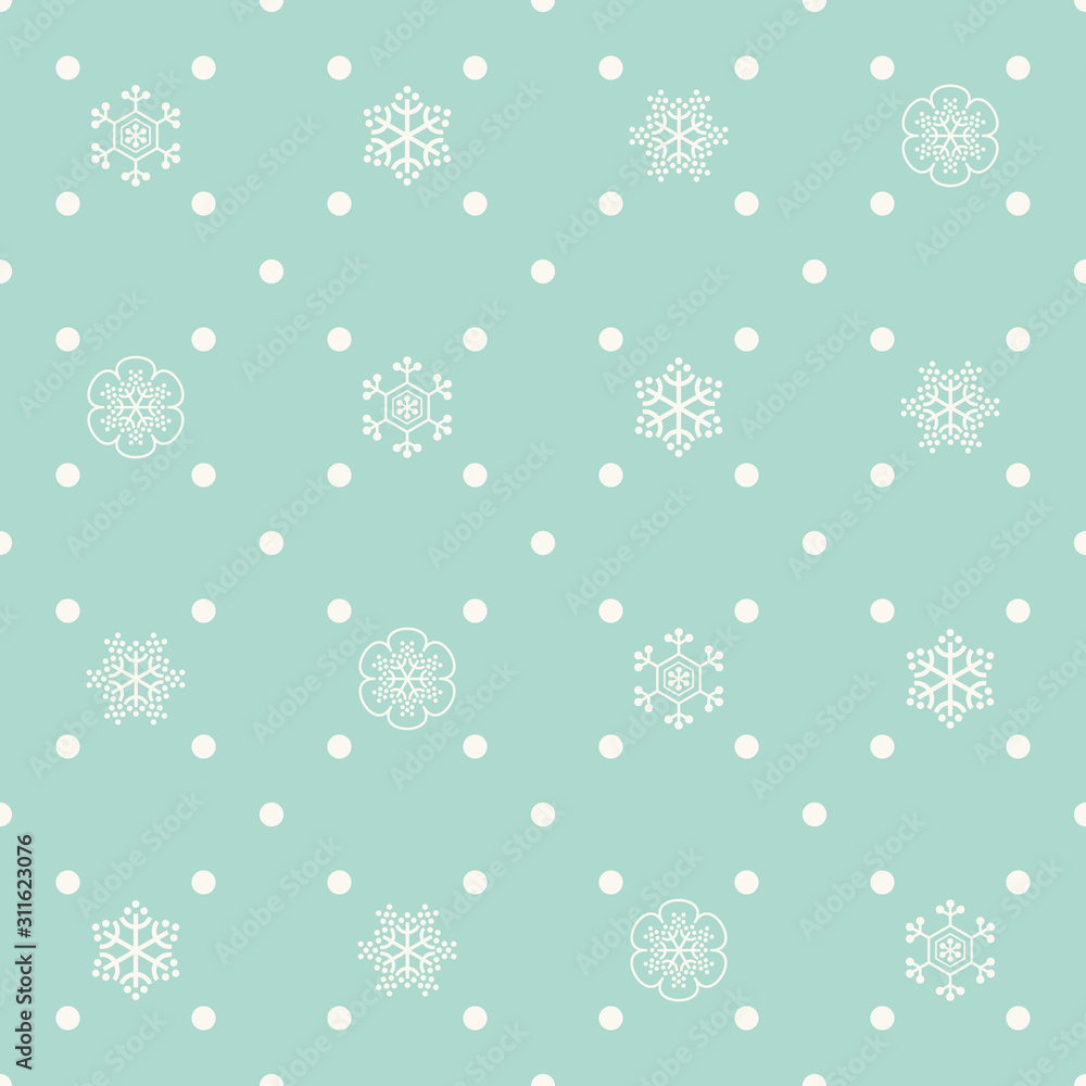 Seamless snow pattern Seamless snow pattern