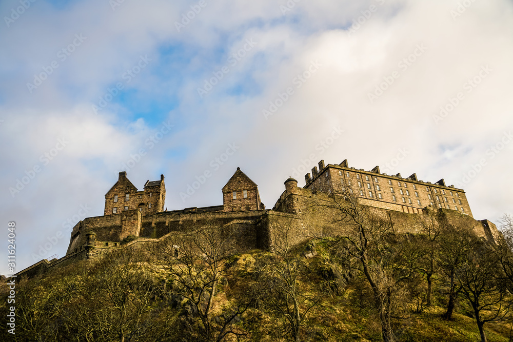 View with Edinburgh Castle from Scotland