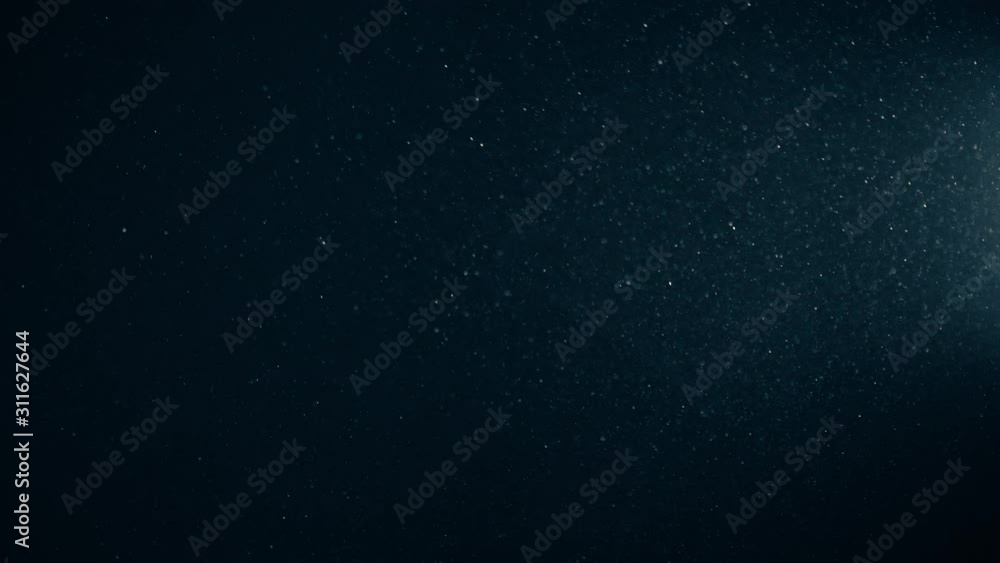 Natural Organic Dust Particles Floating On Black Background. Glittering Sparkling Particles Randomly Spin In The Air With Bokeh. Dynamic Particles With Fast And Slow Motion. Shimmering Dust In Space. Natural Organic Dust Particles Floating On Black Background. Glittering Sparkling Particles Randomly Spin In The Air With Bokeh. Dynamic Particles With Fast And Slow Motion. Shimmering Dust In Space.