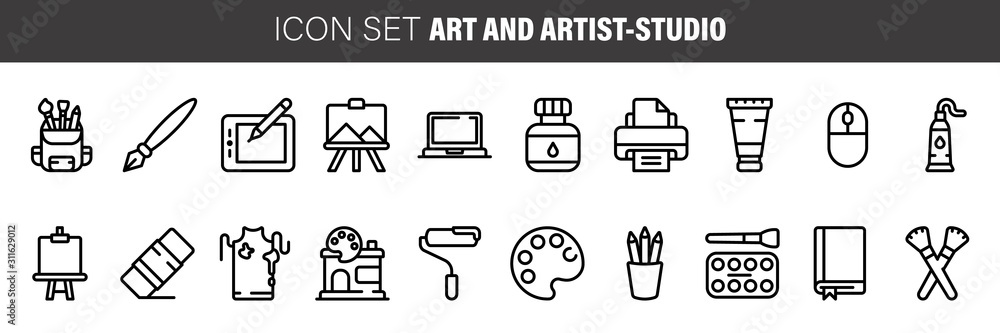 Artist Studio Vector Art, Icons, and Graphics for Free Download