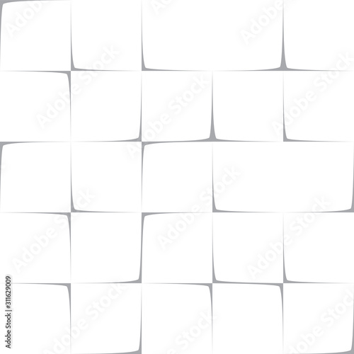 Unstuck Note Paper Pieces 3 to 2 Ratio Blank Editable Seamless Text Decoration Template - Gray on White Background - Contrast Graphic Design