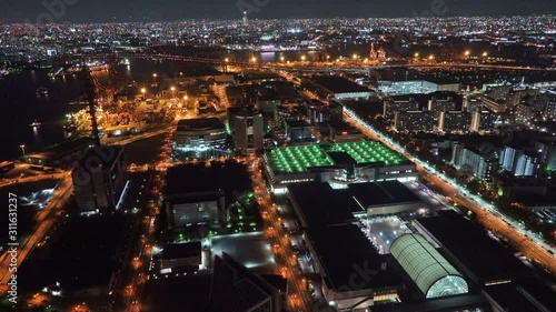 Wallpaper Mural 大阪咲洲庁舎展望台から眺める大阪の都市夜景 Torontodigital.ca