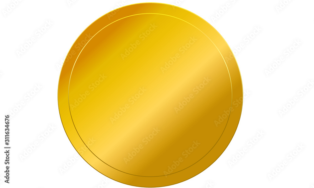 simple gold coin money Goldmünze simple gold coin money Goldmünze