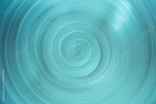 close-up view spiral lines of abstract background with copy space  trendy aqua menthe color