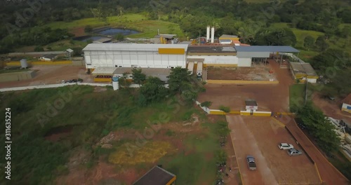 Wallpaper Mural Aerial view of slaughterhouse  in Araguaína, Tocantins. Brazil is one of the largest meat producers in the world and livestock is one of the main responsible for deforestation of the Amazon Rainforest Torontodigital.ca