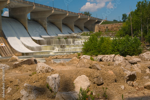 Photography O'Shaushnessy Dam Falls, Dublin, Ohio