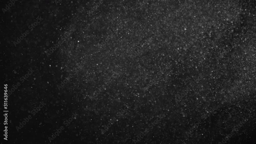 Natural Organic Dust Particles Floating On Black Background. Glittering Sparkling Particles Randomly Spin In The Air With Bokeh. Dynamic Particles With Fast And Slow Motion. Shimmering Dust In Space. Natural Organic Dust Particles Floating On Black Background. Glittering Sparkling Particles Randomly Spin In The Air With Bokeh. Dynamic Particles With Fast And Slow Motion. Shimmering Dust In Space.