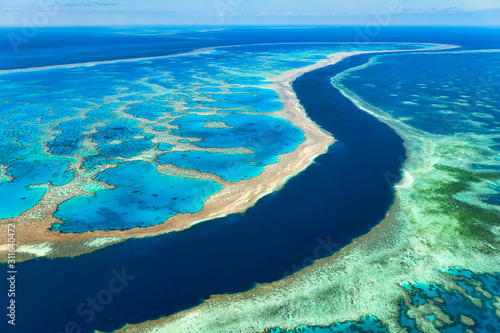 Canvas Print Great Barrier Reef.. Australia