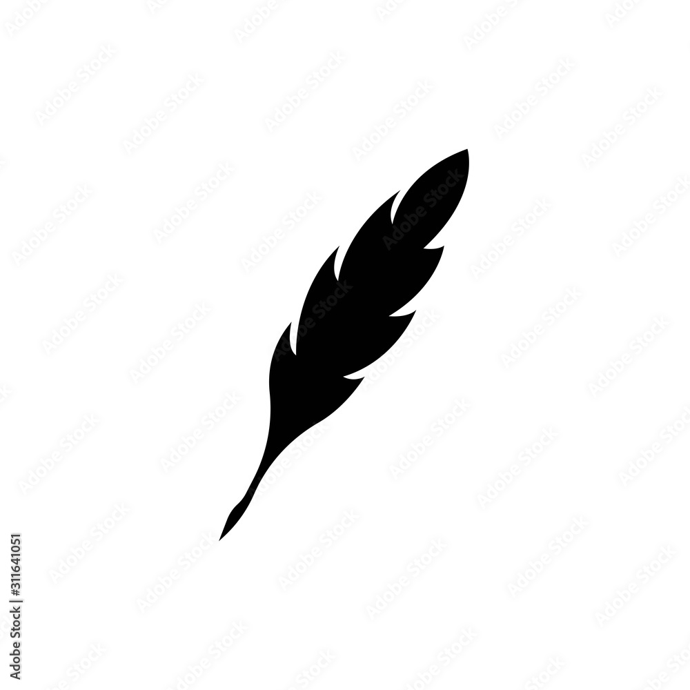 feather logo vector template feather logo vector template