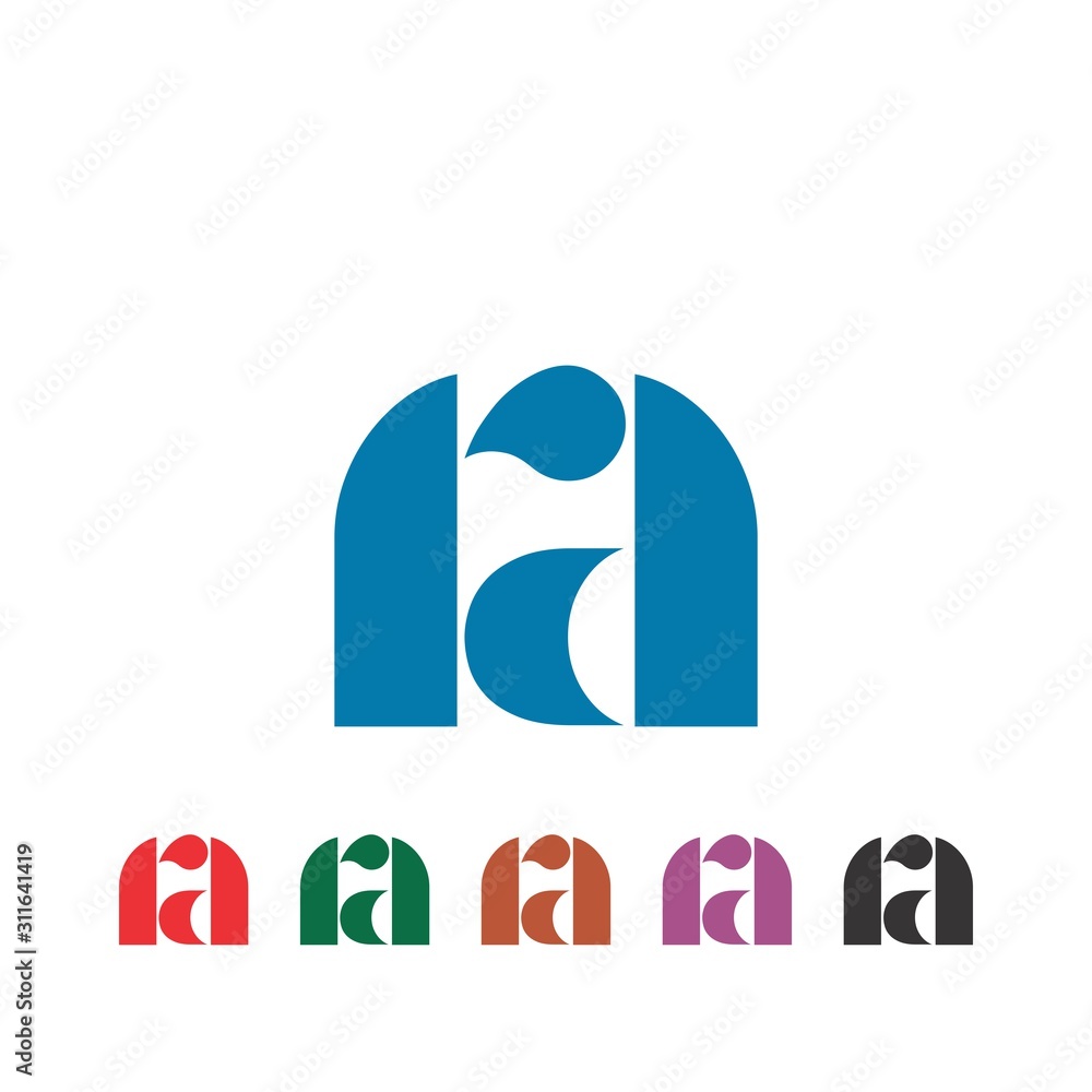RA MONOGRAM LOGO RA MONOGRAM LOGO