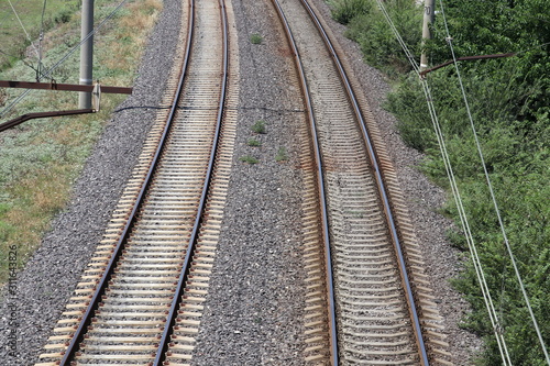 Double-track railway