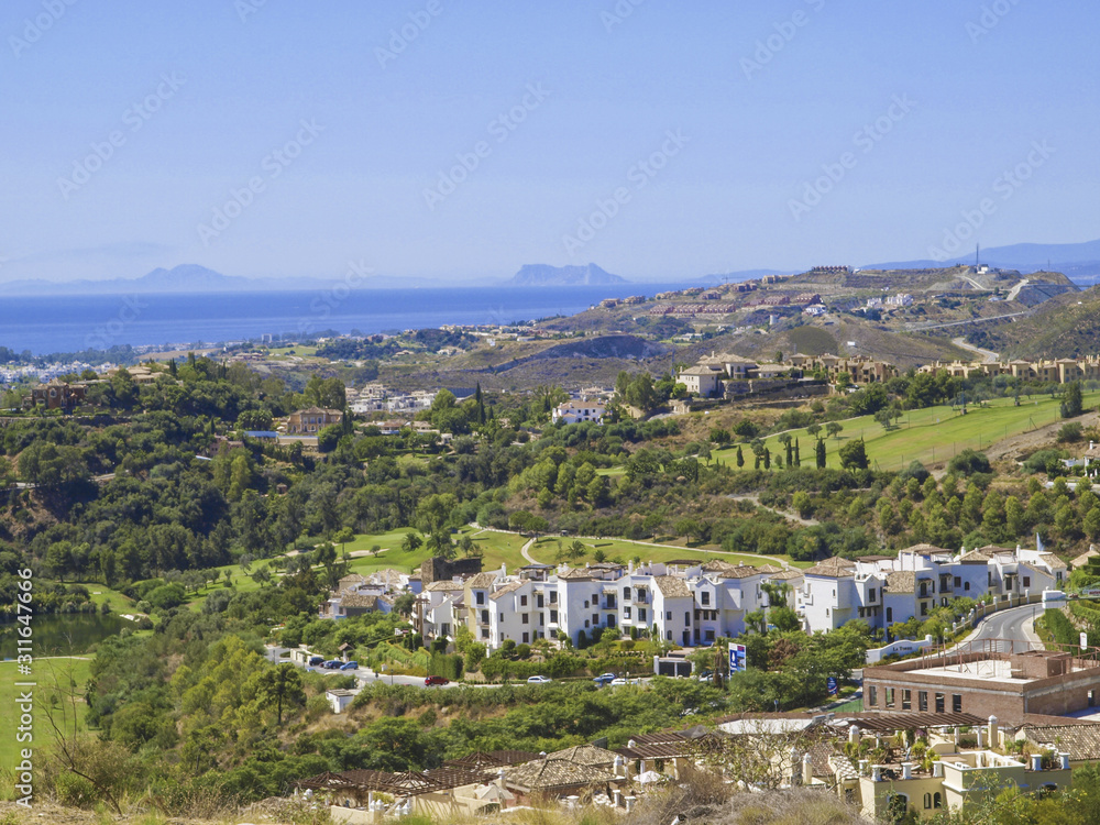 Wohnsiedlung, Spanien, Andalusien