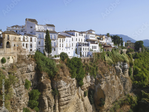 Ronda, Malaga, Andalusien, Spanien, Altstadt, Schlucht El Tajo