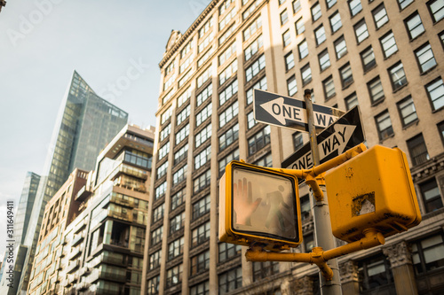 road sign in new york