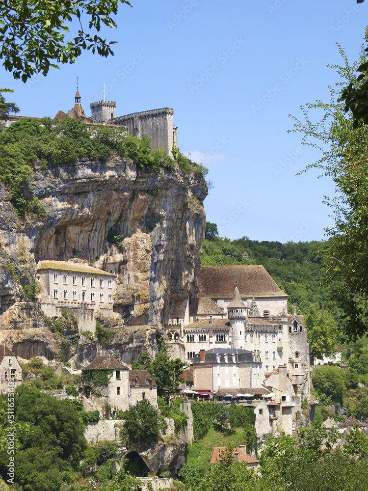 Fototapeta premium Rocamadour, Frankreich, Midi-Pyrenees