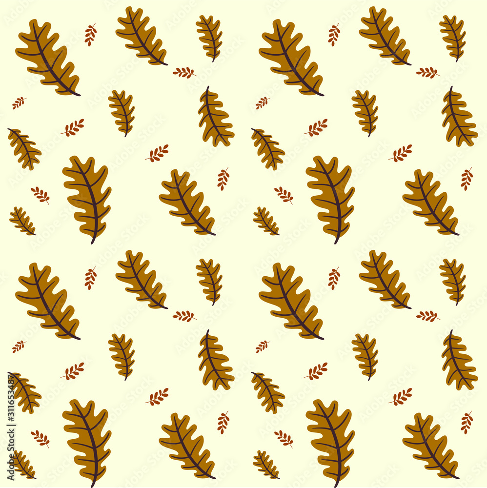 vector seamless leaf background pattern vector seamless leaf background pattern