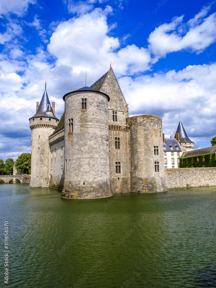 Loire Schloss, Schloss Sully sur Loire, Frankreich, Loire-Tal, S Loire Schloss, Schloss Sully sur Loire, Frankreich, Loire-Tal, S