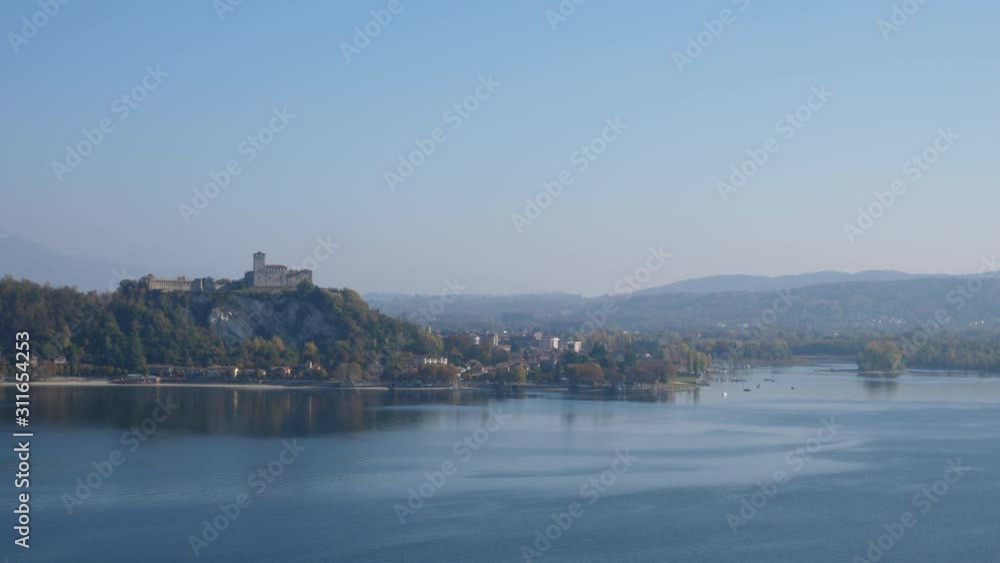 Arona, Lake Maggiore, Italy. Lakeside views and walkthrough Arona, Lake Maggiore, Italy. Lakeside views and walkthrough