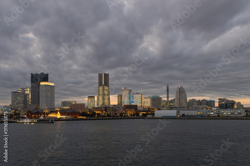 横浜みなとみらい　クリスマス夜景 