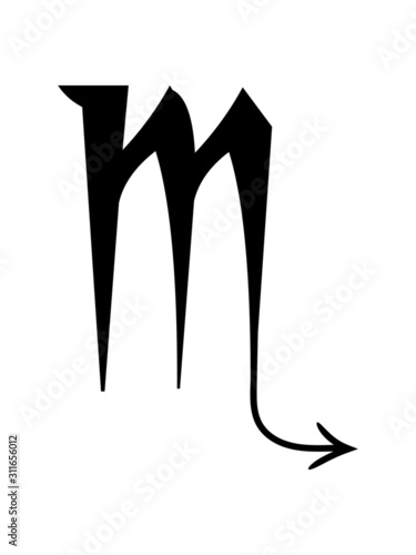 Skorpion Sternzeichen Symbol 
