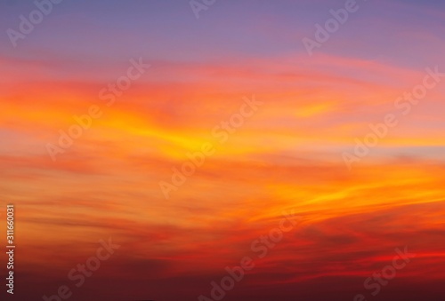 Fototapeta Naklejka Na Ścianę i Meble -  Twilight sky background with Colorful sky in twilight background