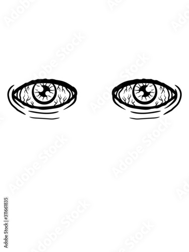 Monster Augen Design beherrschen macht