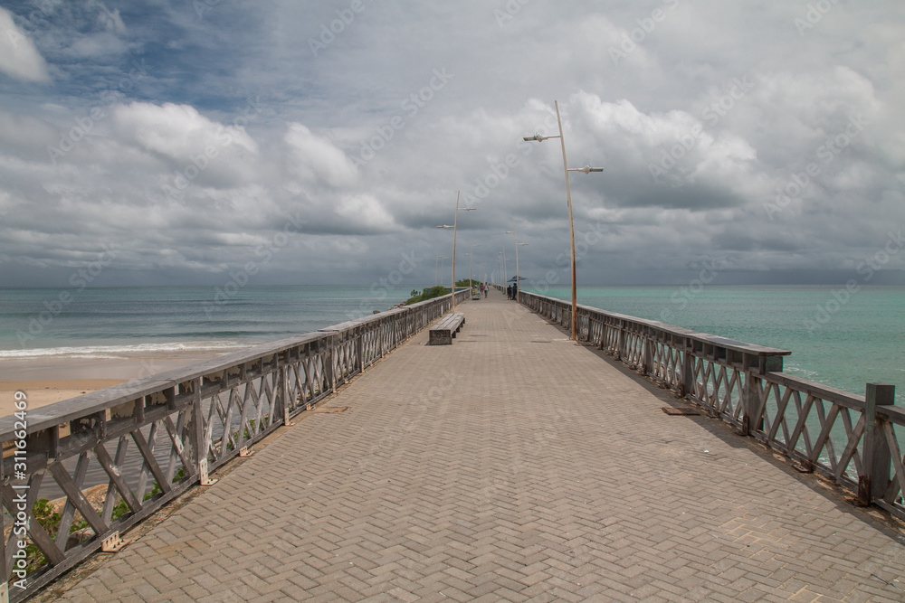 Pier in Recife, Brazil, South America