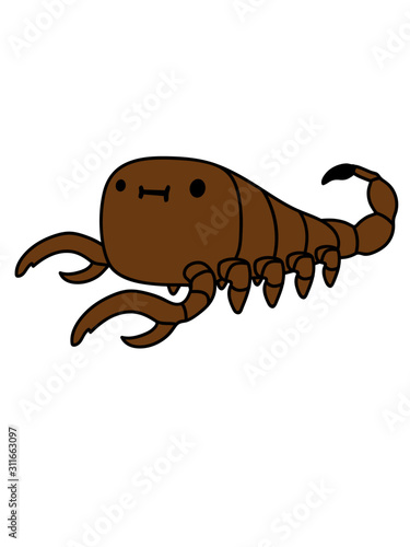 Kleiner süßer Skorpion 