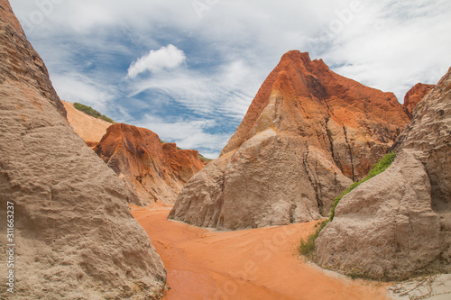 Morro Branco beach, Beberibe, Brazil, South America