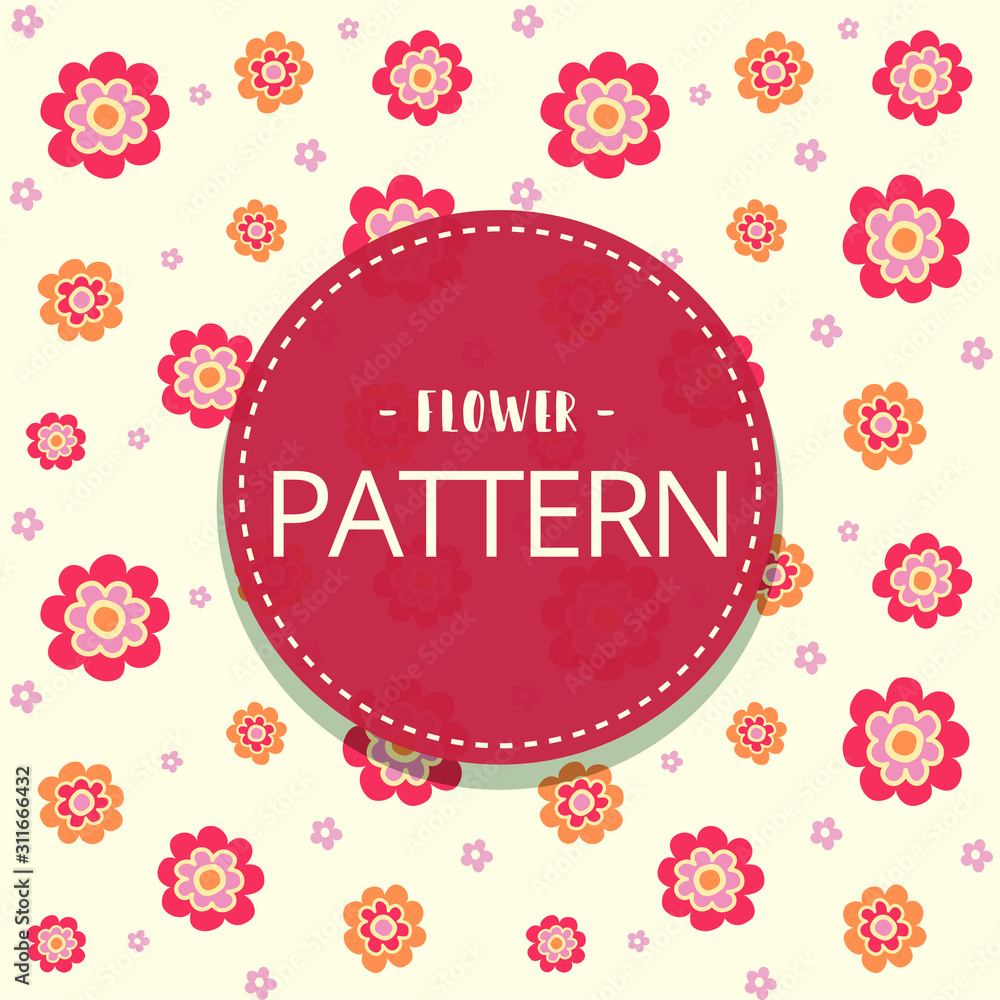 vector seamless flower floral pattern vector seamless flower floral pattern