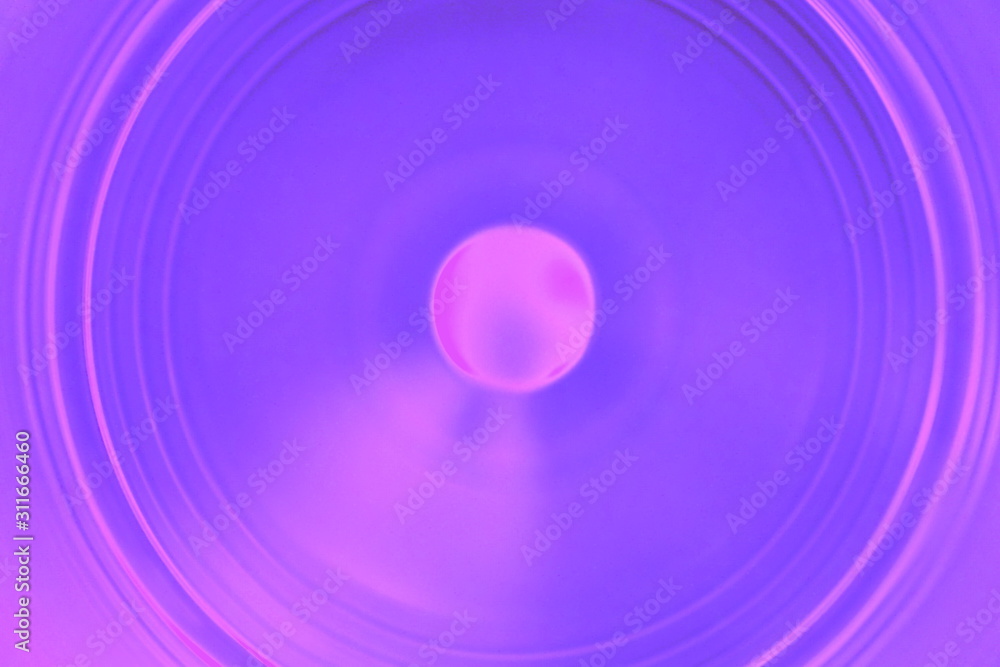 Blurred ultraviolet of Loudspeaker. Gradient fantasy background. Copy space.
