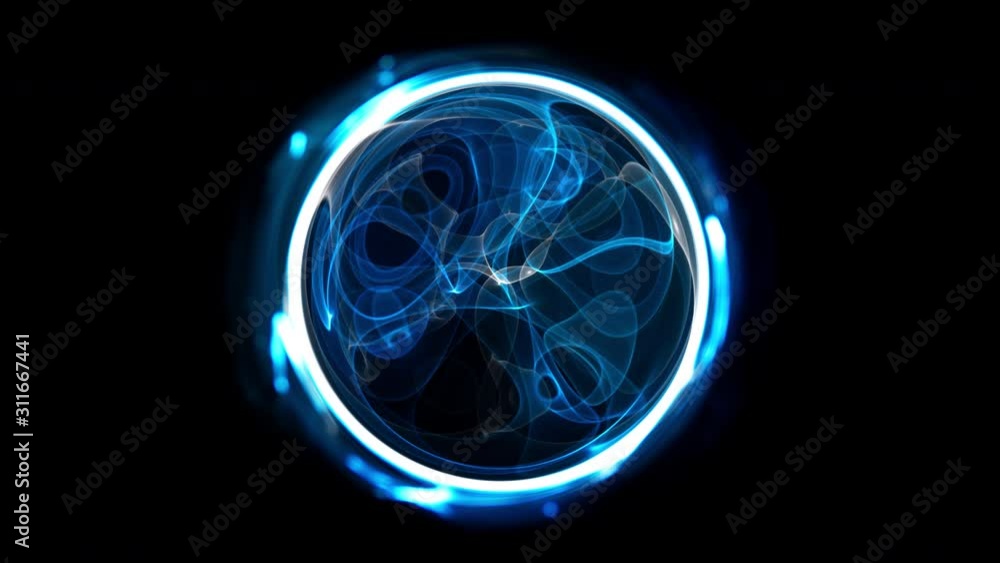 Mystery Magic Energy Orb - Blue and White - Motion Graphics Mystery Magic Energy Orb - Blue and White - Motion Graphics
