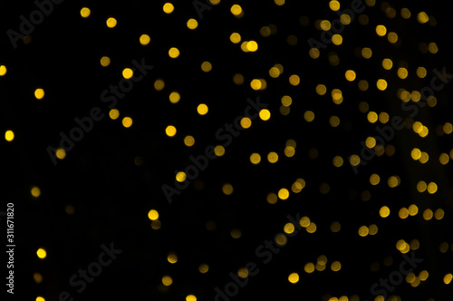 Abstract Light Bokeh Background. Defocused light dots abstract background.