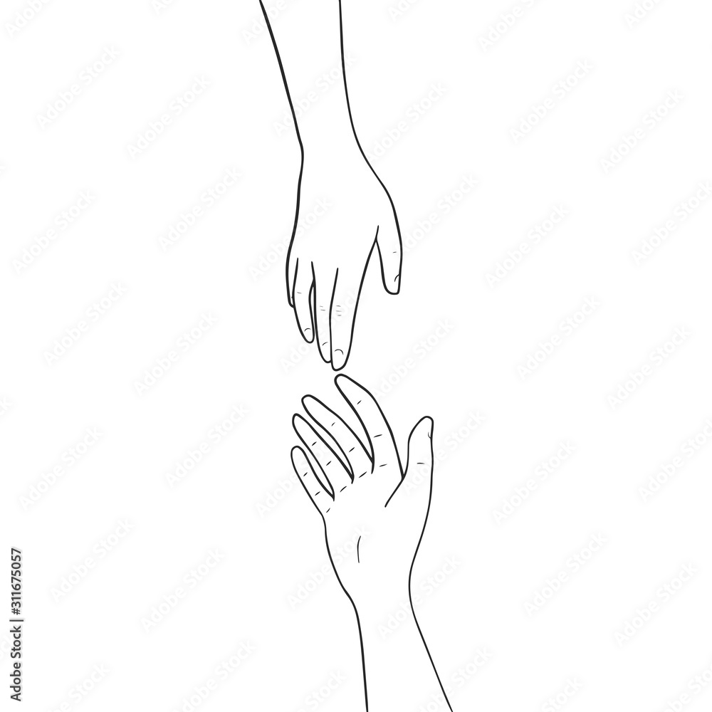 4 A schematic sketch of two hands drawing and being drawn by each other...  | Download Scientific Diagram